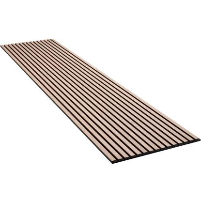 FOG & VENØ Fjordwall akustikpanel, bøg, sort MDF, sort filt, 600 x 2400 x 19 mm