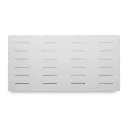 SCG udhængsplade lining med ventilation, 1200 x 600 x 4 mm, hvid