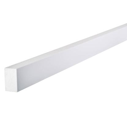 RIAS afstandsliste til yderspær, til termoplader, hvid - 19 mm x 3000 mm