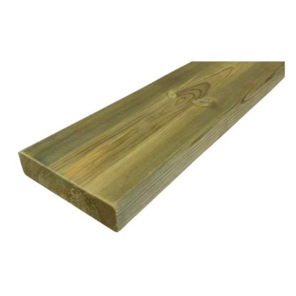 Frøslev Select terrassebræt med afrundede kanter, 32 x 150 x 4200 mm, grøn trykimprægneret fyr