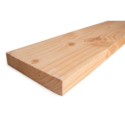 Frøslev terrassebræt med afrundede kanter, 32 x 150 x 5000 mm, douglas gran