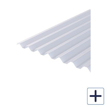 Plastmo JärboPro trapezplade, opal, bredde 104 cm