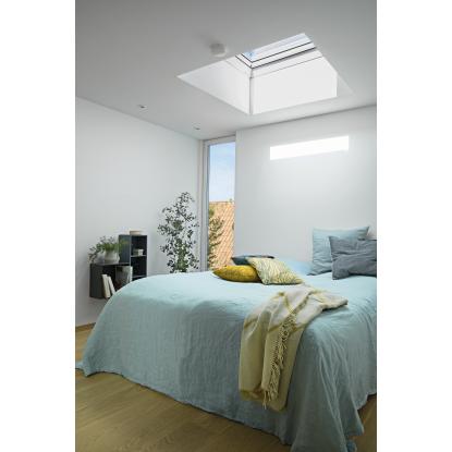 VELUX CVU 0225QA INTEGRA elektrisk karm til fladtagsvindue, 3-lags glas