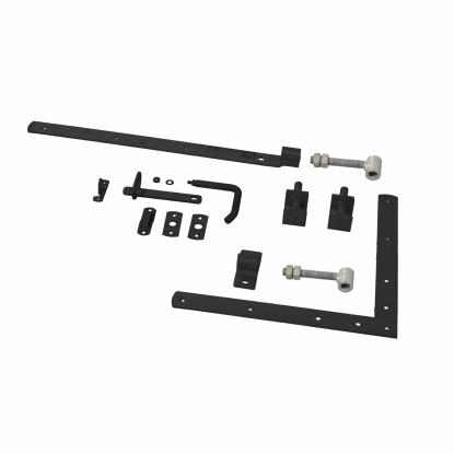 PLUS Country enkeltlåge inkl. sorte beslag, sort, 98 cm