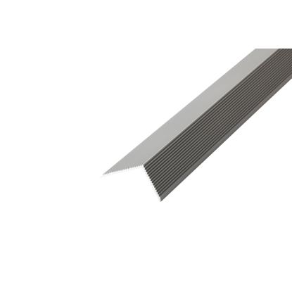 Wimex L-coverliste til terrassebræt, 40 x 60 x 3600 mm, grå 