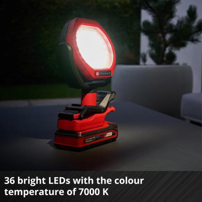 Einhell GC-OL 18/1500 Li-Solo akku udendørslampe, 1500 lumen, uden batteri og lader