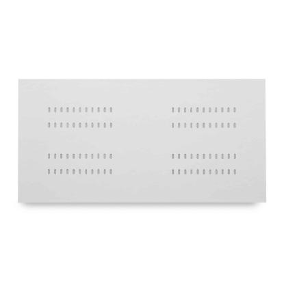 SCG udhængsplade capsule med ventilation, 1200 x 600 x 4 mm, hvid