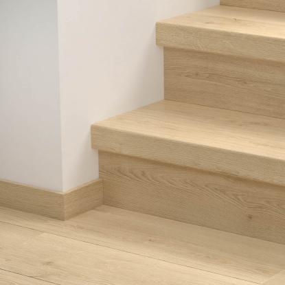 Pergo vinyl trappeafdækning/trappeforkantsprofil, Beige Valley Oak, 1484 x 146 x 62 mm