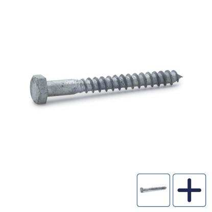 FAST fransk skrue, varmforzinket, 10 mm