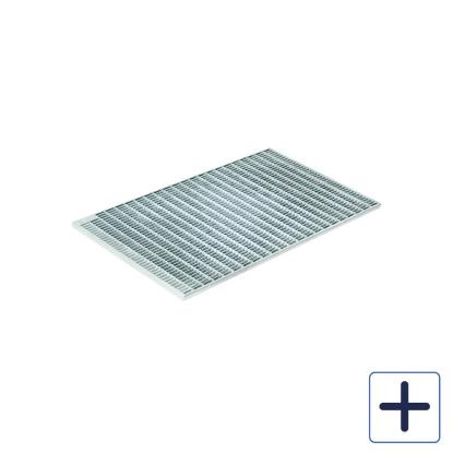 Plastmo Vario dørrist, 30/10 mm, galvaniseret