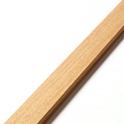 Swedoor glat gerigt, lakeret fineret eg, 15 x 65 x 3300 mm
