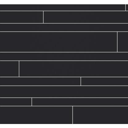 Fibo Kitchen Board vægplade med brudskifer fliselook, 10 x 600 x 580 mm, new york black high gloss  - 2 stk.
