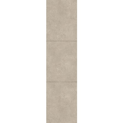 Fibo Cement vådrumspanel med 60 x 80 cm fliselook, 10 x 600 x 2400 mm, rough cement gem stone