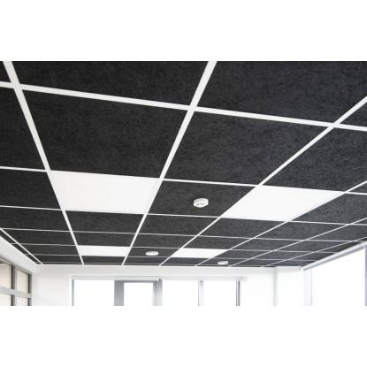 FibroTech Multifin træbetonplade, sort, 25 x 600 x 1200 mm