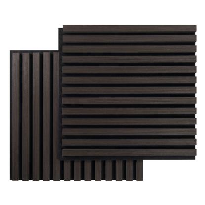FibroTech Square akustikpanel, 520 x 520 mm, Smoked Oak - 2 stk.