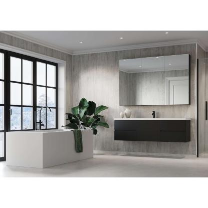 Fibo Wood vådrumspanel, 10 x 600 x 2400 mm, shabby chic rustic