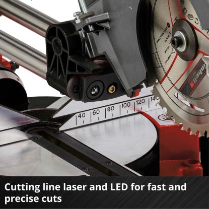 Einhell TE-SM 36/210 Li-Solo akku kap-/geringssav med udtræk, uden batteri og lader