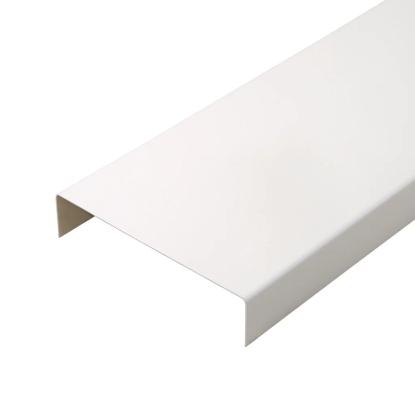 Limtræsprofil, hvid - 90 mm