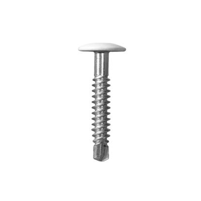 GTBUILD facadeskrue med borespids, TX20, rustfri A2, 4,8 x 45 mm, hvid