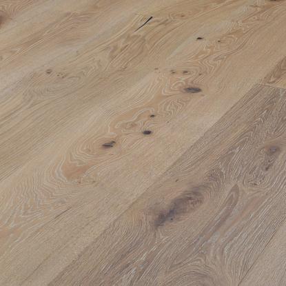 Wallmann Wood Line Herregårdsplank Eg Børstet Hvid matlak, Rustik