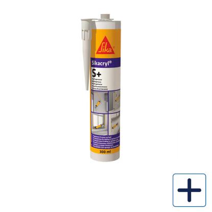 Sikacryl-S+ akrylfugemasse i patron - 300 ml