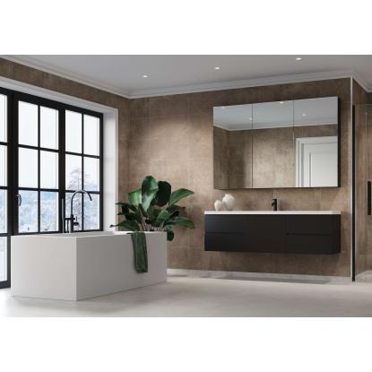 Fibo Cement vådrumspanel med 60 x 30 cm fliselook, 10 x 600 x 2400 mm, palermo gem stone