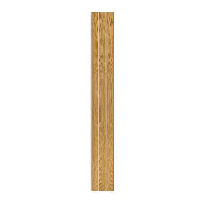 I-Wood Medio+ 3-lamel akustikpanel, brun olieret, beige filt og sort kerne, egefiner, 17 x 300 mm