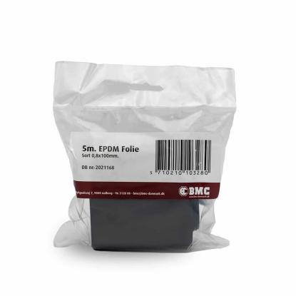 EPDM folie, sort, 0,75 x 100 mm - 5 meter