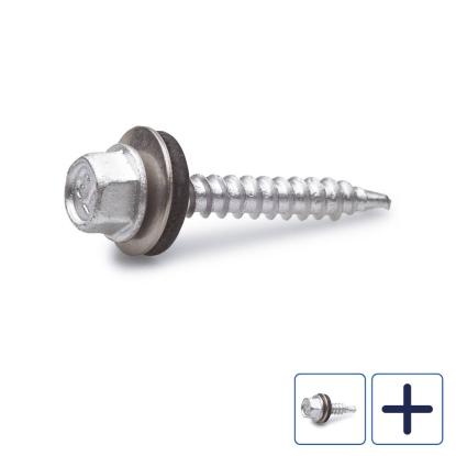 FAST facadeskrue, rustfri A2, 4,9 mm - 250 stk.