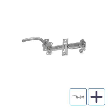Habo stalddørsgreb 2400, varmgalvaniseret