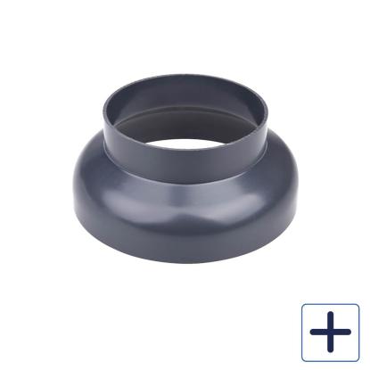 Plastmo speciel brøndkrave, PVC, grafit, Ø110 mm