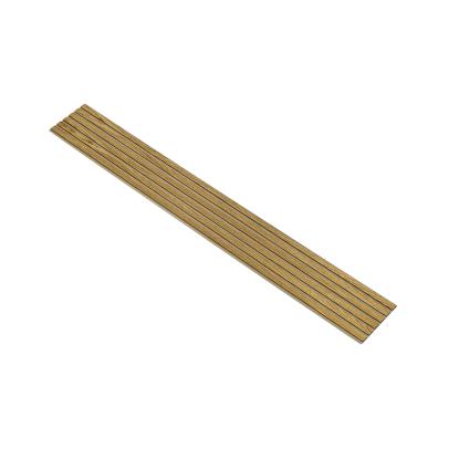 I-Wood Basic Original akustikpanel, brun olieret, brun filt og sort kerne, egefiner, 17 x 300 mm 