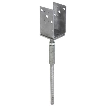 SIMA stolpebærer type VHB1, varmforzinket, 75-115 x 70 x 115 + 315-365 mm