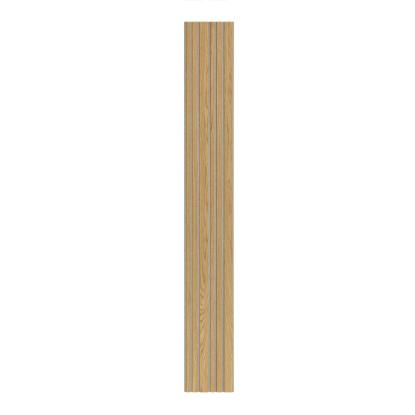 I-Wood Medio+ Mixed akustikpanel, klar olieret, beige filt og lys kerne, egefiner, 16 x 300 mm