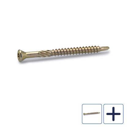 FAST gulv/listeskrue, gulforzinket, 3,2 mm - 250 stk.