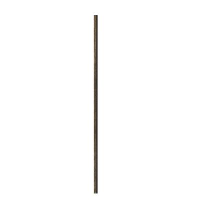 I-Wood afslutningsliste til akustikpanel, sort olieret, sort filt og lys kerne, egefiner, 16 x 42 mm
