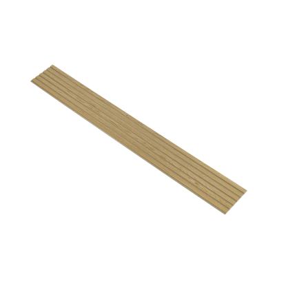 I-Wood Basic Original akustikpanel, klar olieret, brun filt og lys kerne, egefiner, 16 x 300 mm 
