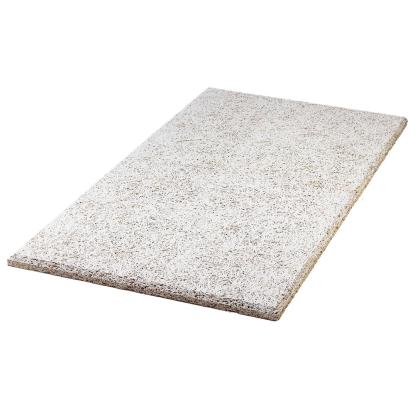 Fibrolith fin træbeton, hvidmalet, 25 x 600 x 1200 mm