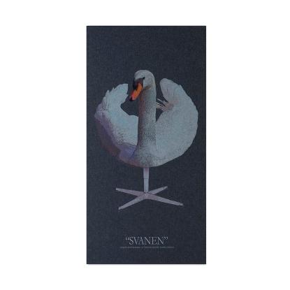 Art Acoustic svanen akustikbillede, 600 x 1200 mm, dark grey 