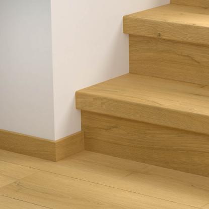 Pergo vinyl trappeafdækning/trappeforkantsprofil, Golden Cabin Oak, 1484 x 146 x 62 mm