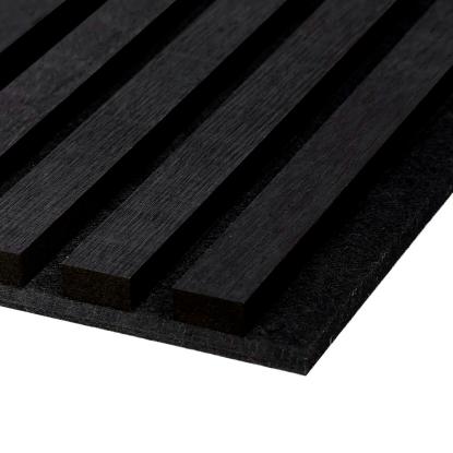 FibroTech PREMIUM akustikpanel, 605 x 2440 mm, black oak