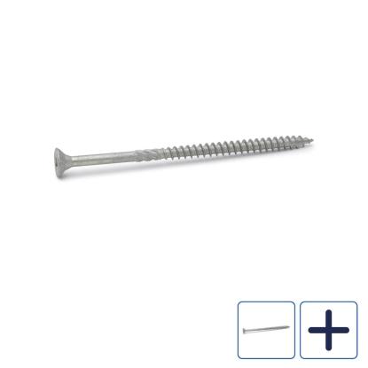 FAST spånskrue med undersænket hoved, ZF Max belægning, 8,0 mm