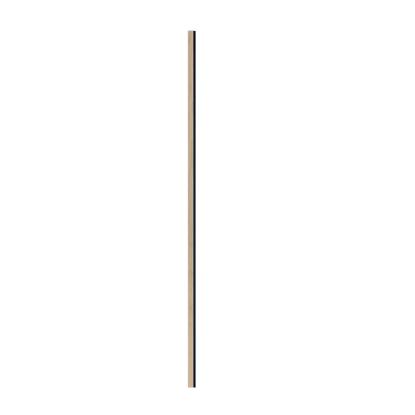 I-Wood afslutningsliste til akustikpanel, hvid olieret, sort filt og lys kerne, egefiner, 16 x 42 mm
