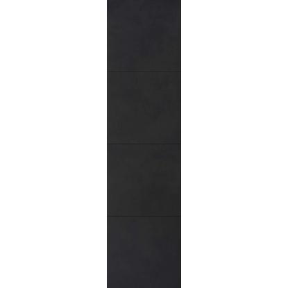 Fibo Cement vådrumspanel med 60 x 60 cm fliselook, 10 x 600 x 2400 mm, dark ash silk