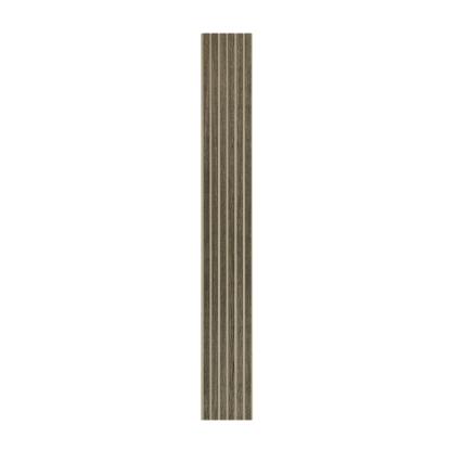 I-Wood Basic Original akustikpanel, sort olieret, beige filt og lys kerne, egefiner, 16 x 300 mm 