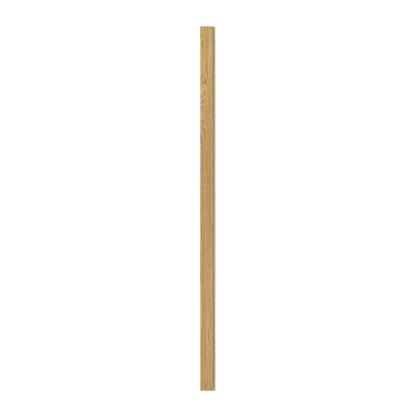 I-Wood afslutningsliste til 3-lamel akustikpanel, klar olieret, beige filt og sort kerne, egefiner, 17 x 92 mm